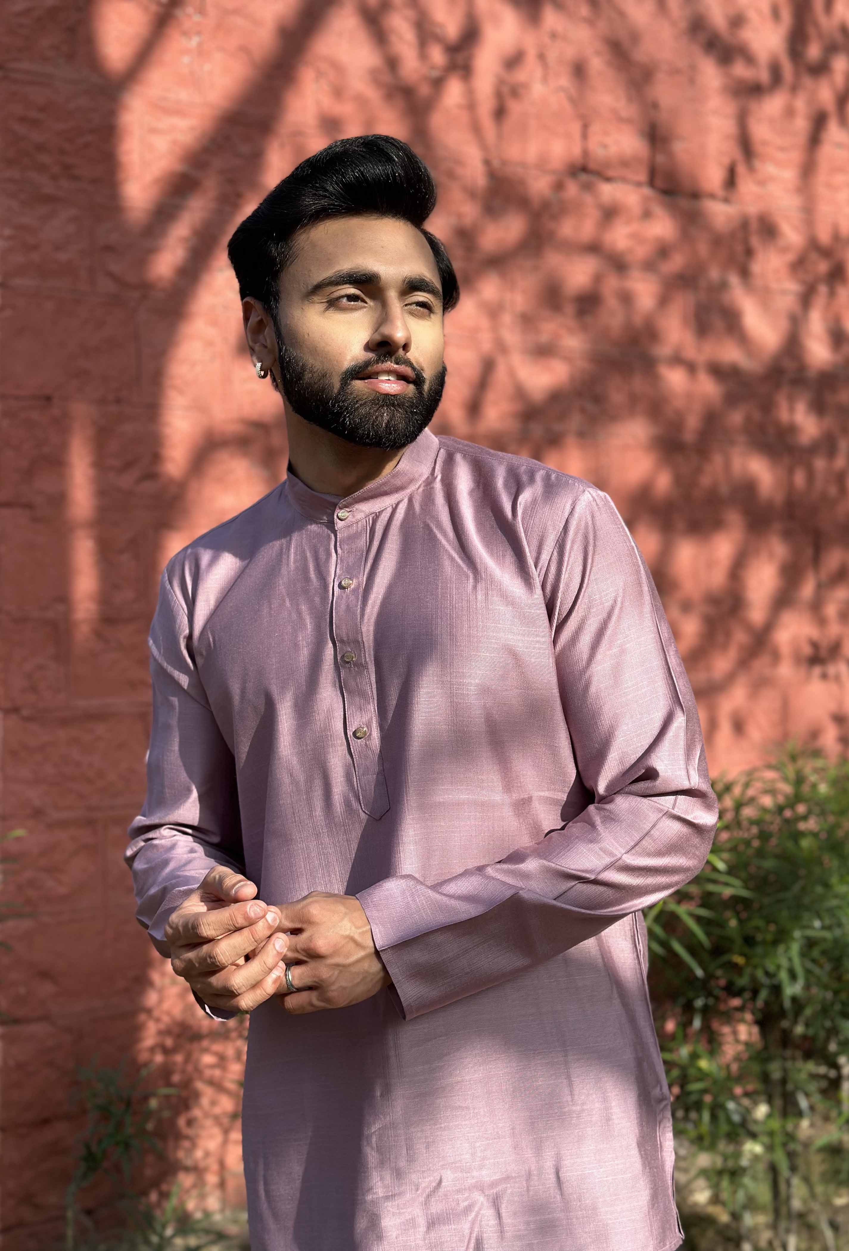 Purple Short Kurta